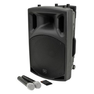 QTX QX Series Portable PA Unit with 2 Microphones - Summer Term 2027